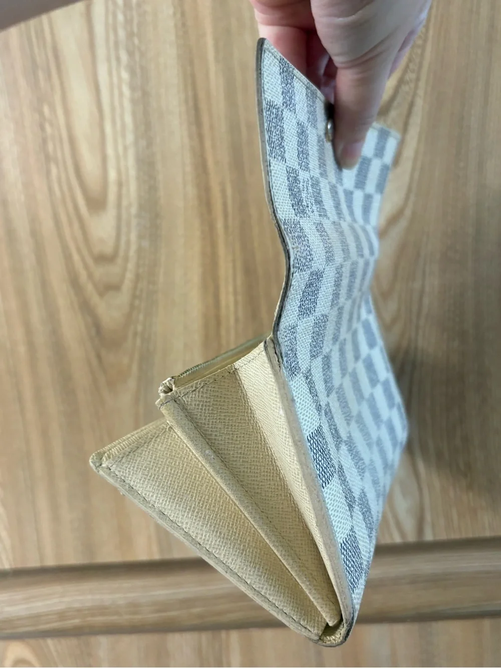 Authentic Louis Vuitton Portefeuille  Damier Azur Wallet